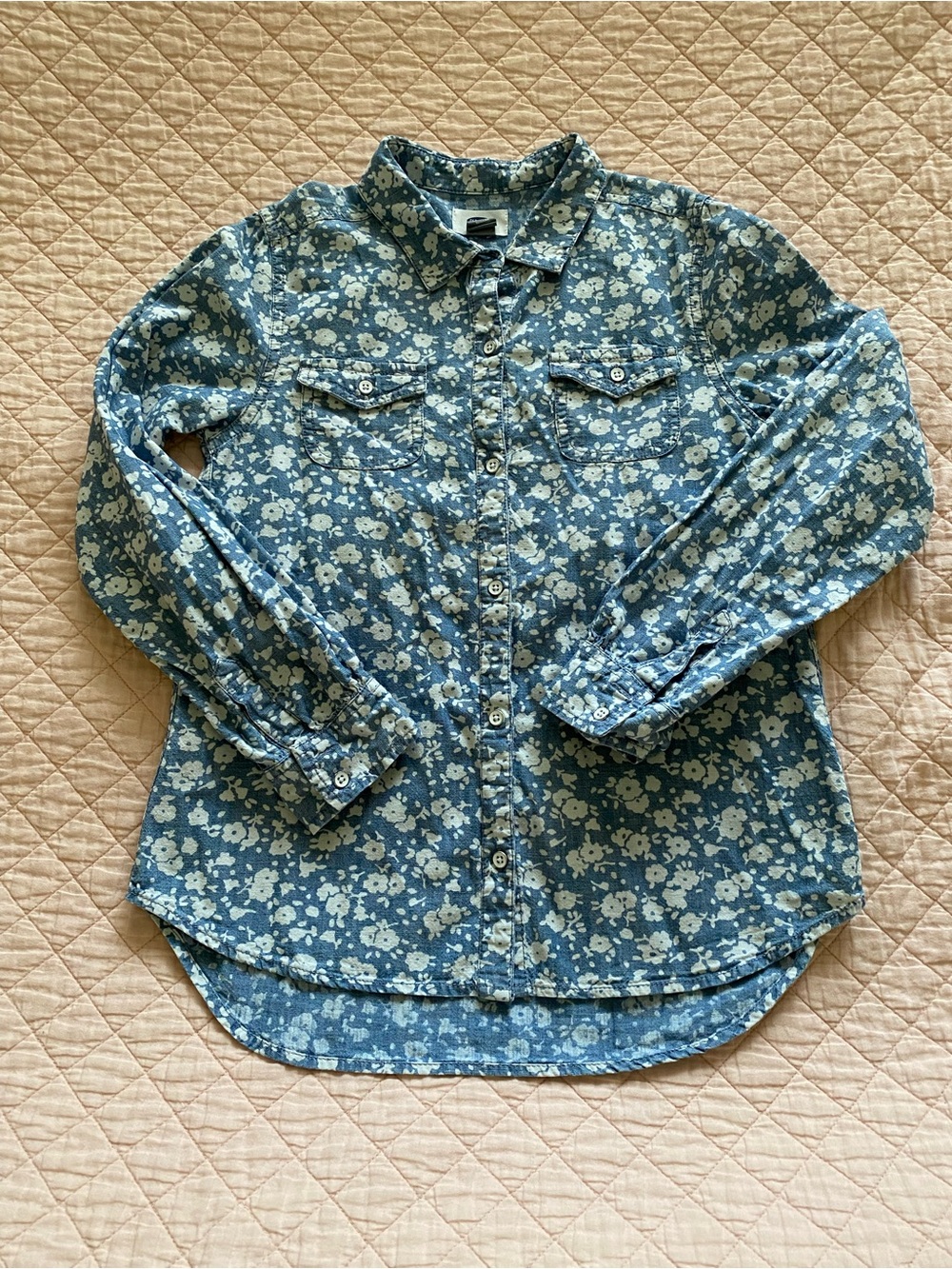 Denim button shirt